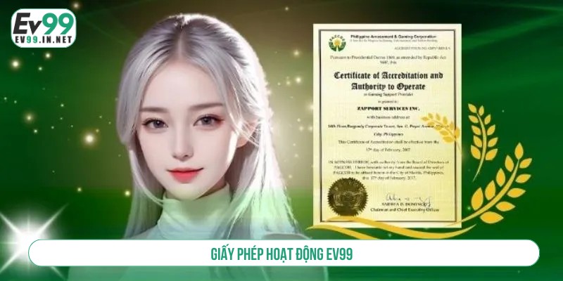 Giấy Phép Hoạt Động EV99 Đánh Giá Thương Hiệu Toàn Diện Giấy phép hoạt động EV99
